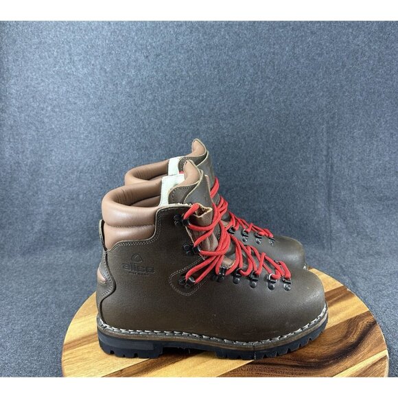 Alico Guide Mountaineering Classic Italian All Leather Boots Men US 12W Wide - Picture 1 of 12